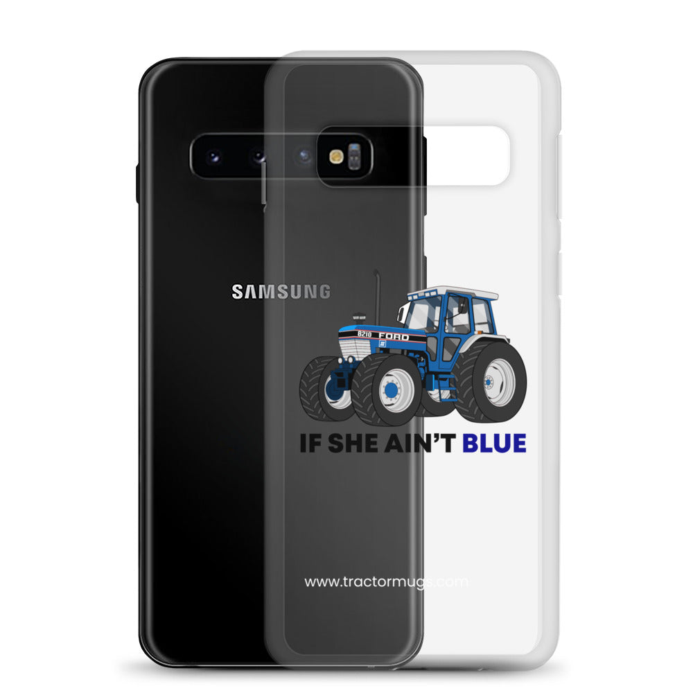 The Tractor Mugs Store Clear Case for Samsung® If She Ain't Blue | Clear Case for Samsung® Quality Farmers Merch