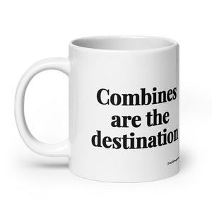 The Tractor Mugs Store Combines Are the Destination | White Glossy Mug Quality Farmers Merch