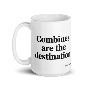 The Tractor Mugs Store Combines Are the Destination | White Glossy Mug Quality Farmers Merch