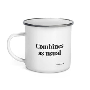 The Tractor Mugs Store Combines as Usual | Enamel Mug Quality Farmers Merch
