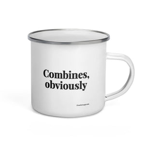 The Tractor Mugs Store Combines, Obviously | Enamel Mug Quality Farmers Merch