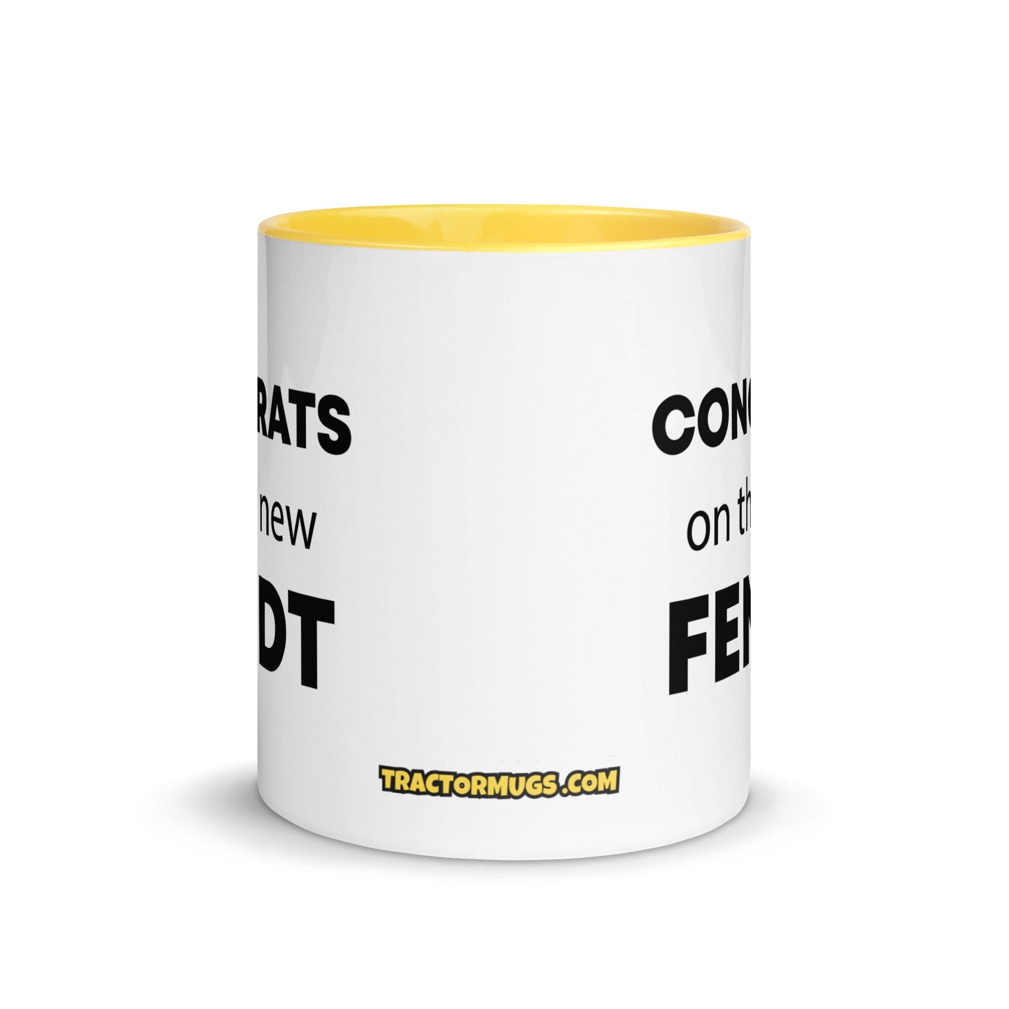 The Tractor Mugs Store Congrats On The New Fendt  | Mug with Color Inside Quality Farmers Merch