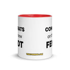 The Tractor Mugs Store Congrats On The New Fendt  | Mug with Color Inside Quality Farmers Merch