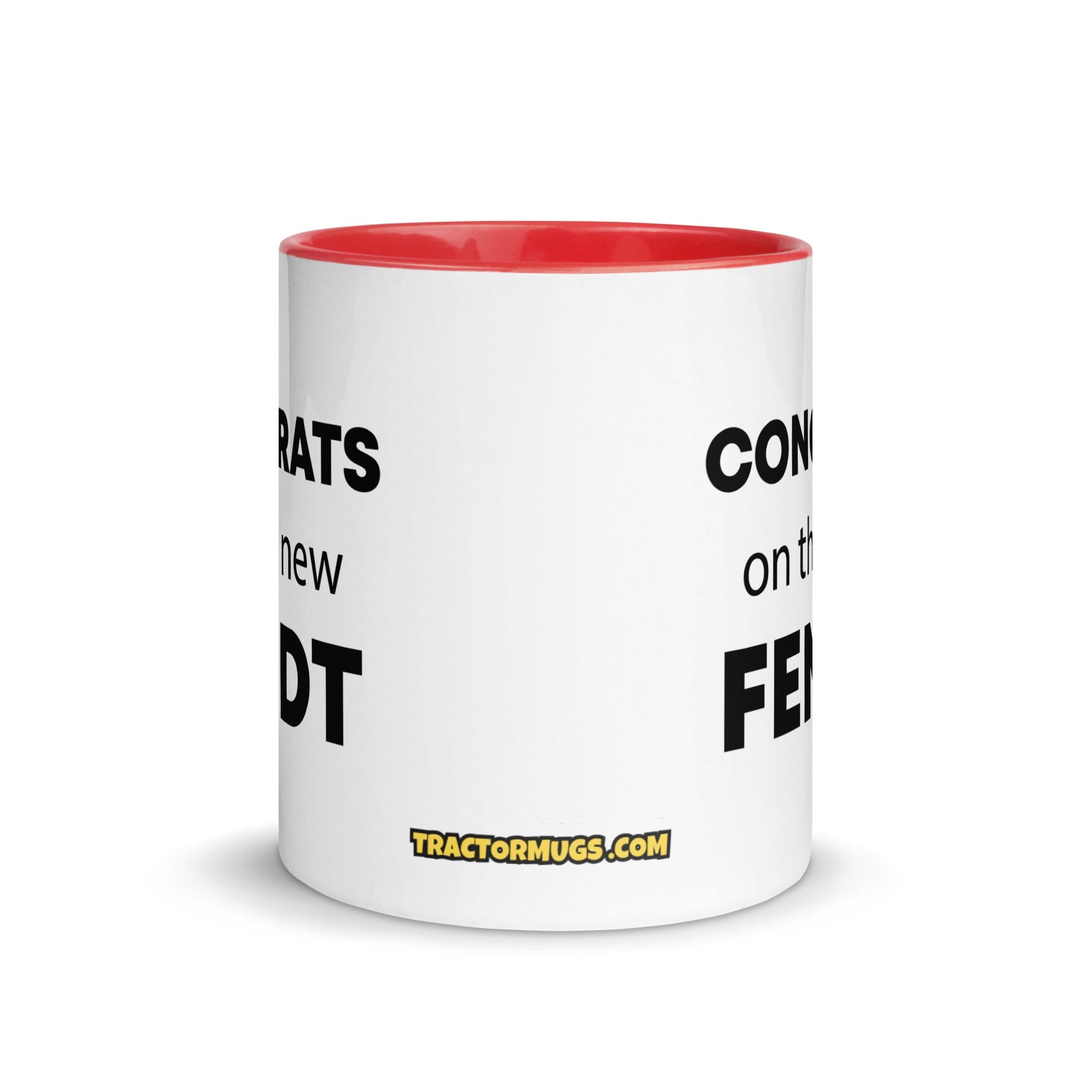 The Tractor Mugs Store Congrats On The New Fendt  | Mug with Color Inside Quality Farmers Merch