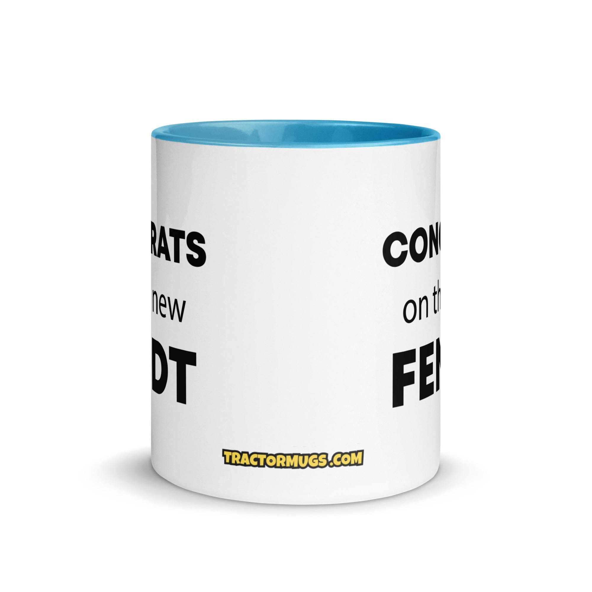 The Tractor Mugs Store Congrats On The New Fendt  | Mug with Color Inside Quality Farmers Merch