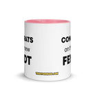 The Tractor Mugs Store Congrats On The New Fendt  | Mug with Color Inside Quality Farmers Merch