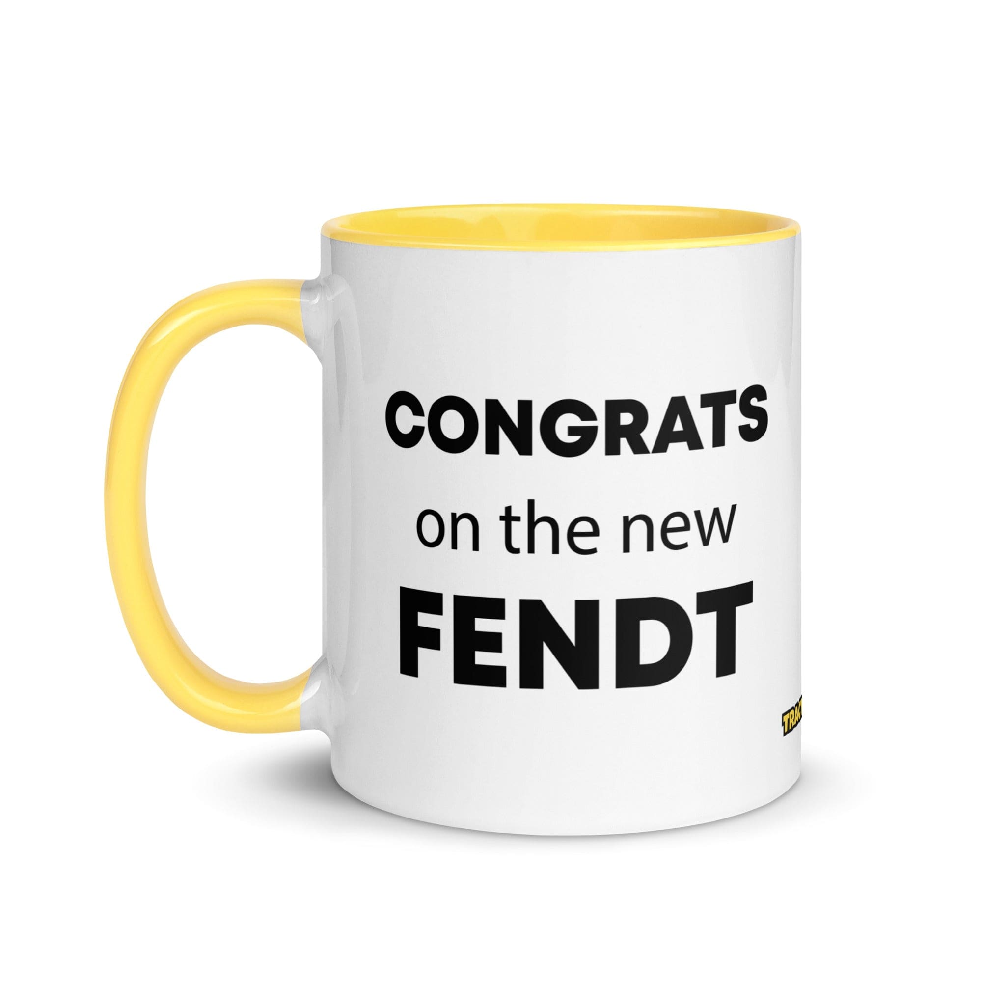 The Tractor Mugs Store Congrats On The New Fendt  | Mug with Color Inside Quality Farmers Merch