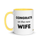 The Tractor Mugs Store Congrats On the New Wife  | Mug with Color Inside Quality Farmers Merch