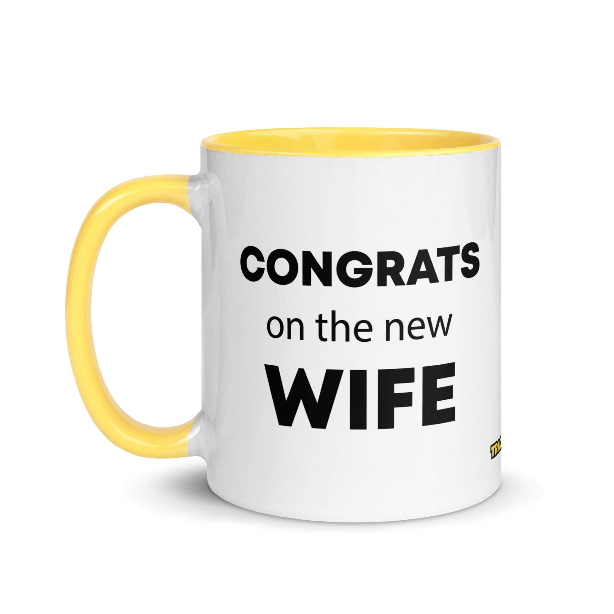 The Tractor Mugs Store Congrats On the New Wife  | Mug with Color Inside Quality Farmers Merch