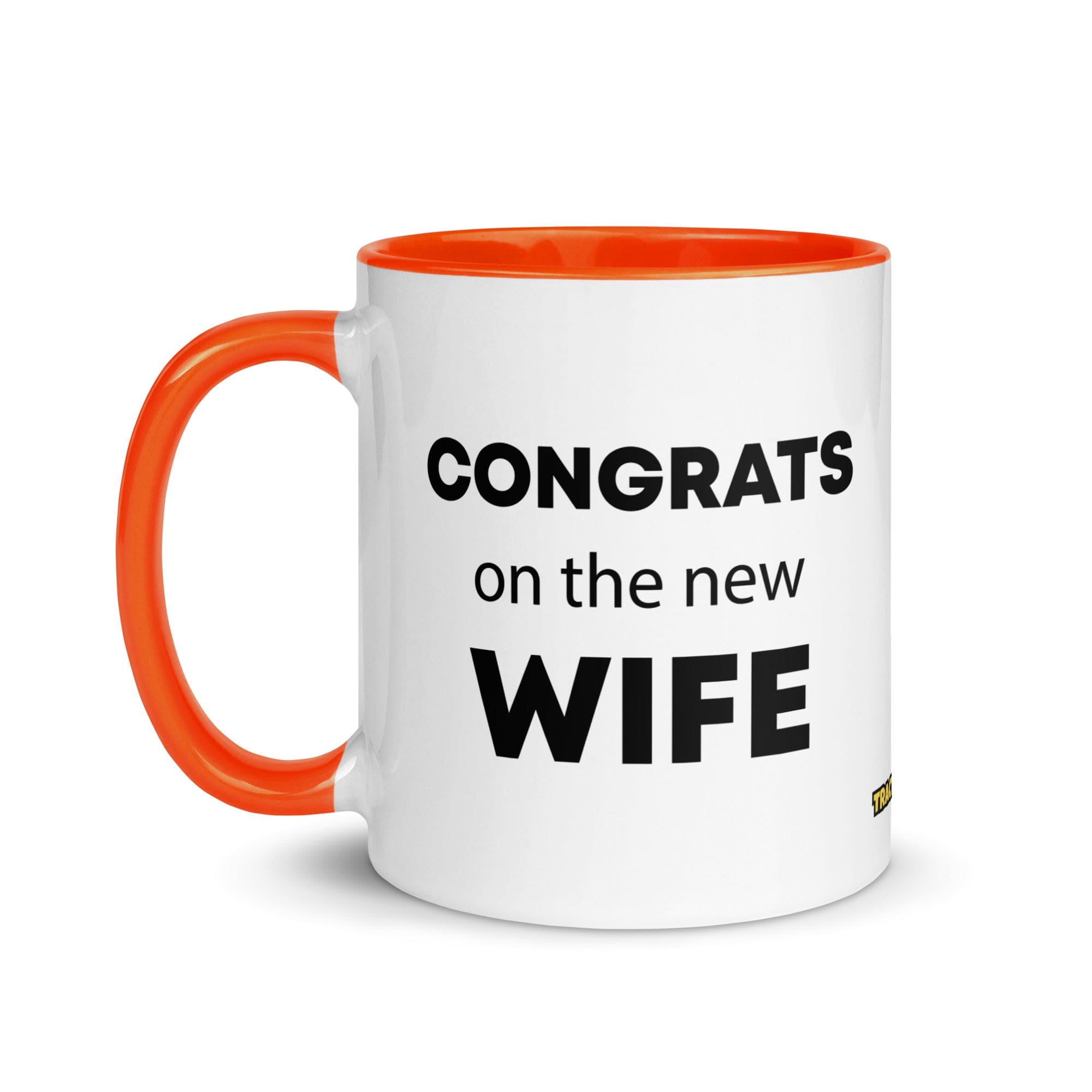 The Tractor Mugs Store Congrats On the New Wife  | Mug with Color Inside Quality Farmers Merch