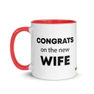 The Tractor Mugs Store Congrats On the New Wife  | Mug with Color Inside Quality Farmers Merch