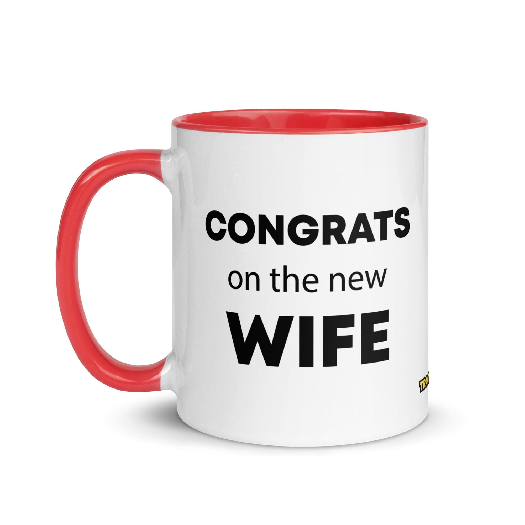 The Tractor Mugs Store Congrats On the New Wife  | Mug with Color Inside Quality Farmers Merch