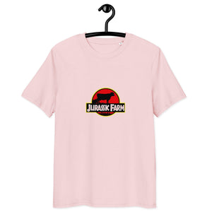 The Tractor Mugs Store Cotton Pink / S Jurassic Farm | Unisex Organic Cotton Tee Quality Farmers Merch
