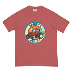 The Tractor Mugs Store Crimson FIATAGRI F130 DADDY'S OFFICE Retro | Unisex Premium T-shirt Quality Farmers Merch