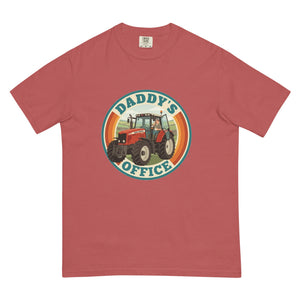 The Tractor Mugs Store Crimson Massey Ferguson 6480 DADDY'S OFFICE Retro | Unisex Premium T-shirt Quality Farmers Merch