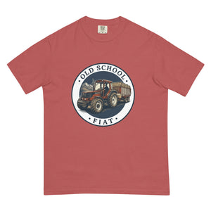 The Tractor Mugs Store Crimson / S FIATAGRI F140 OLD SCHOOL FIAT Engraving | Unisex Premium T-shirt Quality Farmers Merch