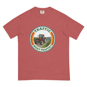 The Tractor Mugs Store Crimson / S FIATAGRI F140 TRAFFIC WHAT TRAFFIC? Retro | Unisex Premium T-shirt Quality Farmers Merch