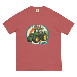 The Tractor Mugs Store Crimson / S John Deere 7810 DADDY'S OFFICE Retro | Unisex Premium T-shirt Quality Farmers Merch