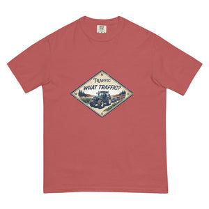 The Tractor Mugs Store Crimson / S New Holland TM 155 TRAFFIC WHAT TRAFFIC? Heritage | Unisex Premium T-shirt Quality Farmers Merch