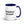The Tractor Mugs Store Dark Blue Combines as Usual | 15 oz Mug with Color Inside Quality Farmers Merch