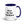 The Tractor Mugs Store Dark Blue Here for the Combines | 15 oz Mug with Color Inside Quality Farmers Merch