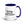 The Tractor Mugs Store Dark Blue Warning: May Talk About Combines | 15 oz Mug with Color Inside Quality Farmers Merch