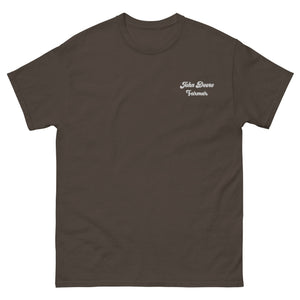 The Tractor Mugs Store Dark Chocolate / S John Deere Farmer | Unisex Classic Tee Quality Farmers Merch