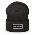 The Tractor Mugs Store Dark Grey OASIS Style 'New Holland" | Cuffed Beanie Quality Farmers Merch