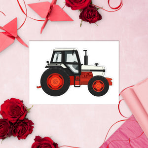 The Tractor Mugs Store David Brown 1490 4WD | Sticker sheet Quality Farmers Merch