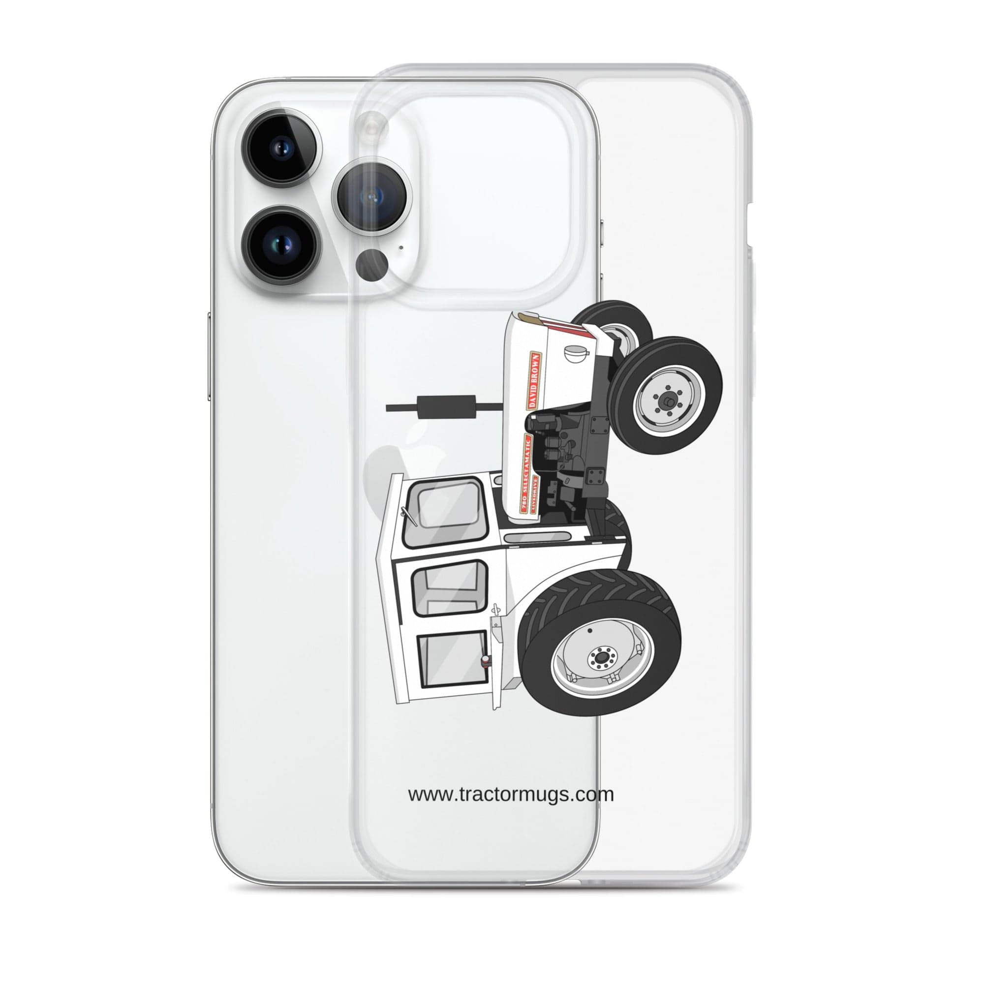 The Tractor Mugs Store David Brown 780 Selectamatic | Clear Case for iPhone® Quality Farmers Merch