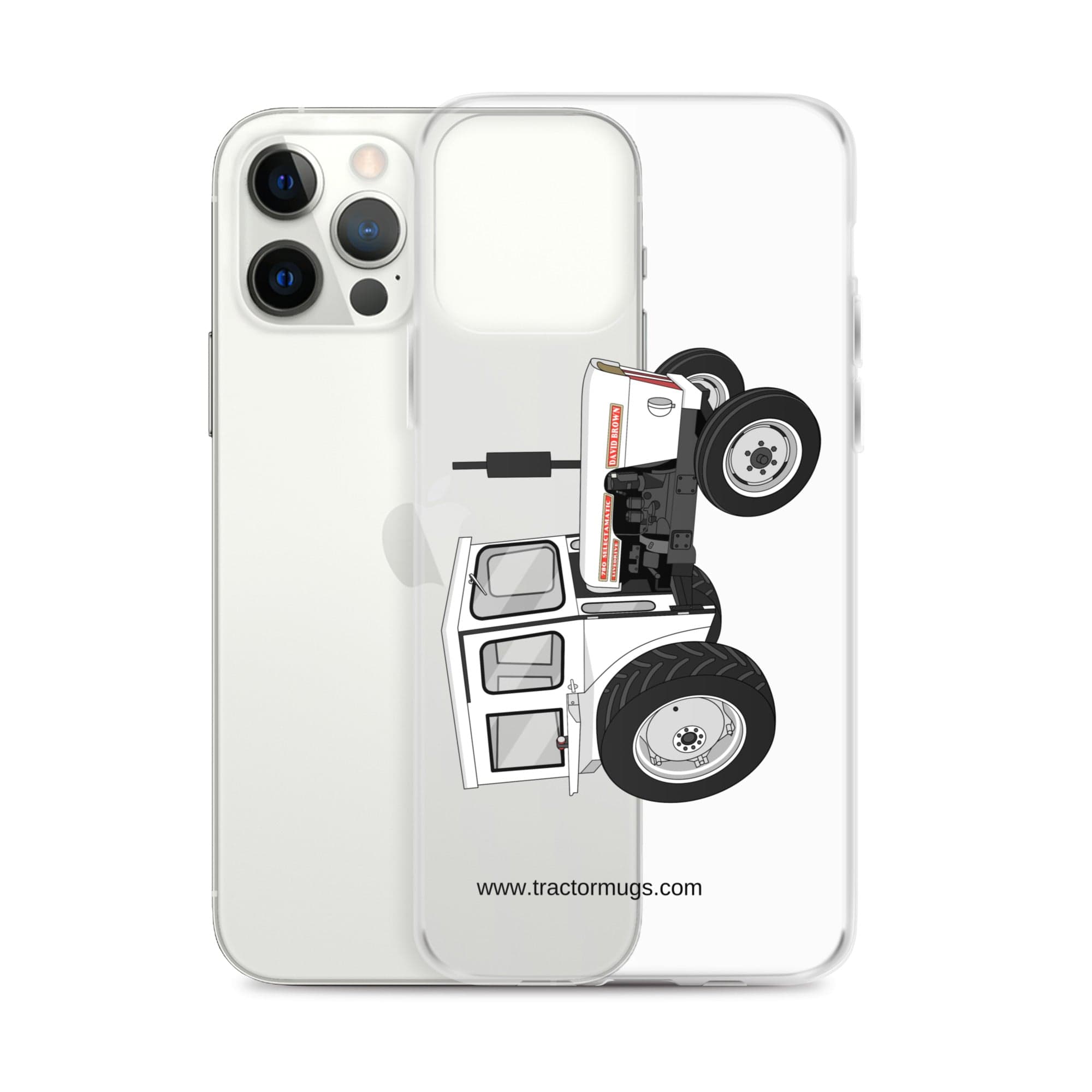 The Tractor Mugs Store David Brown 780 Selectamatic | Clear Case for iPhone® Quality Farmers Merch