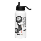 The Tractor Mugs Store David Brown 780 Selectamatic | Stainless Steel Water Bottle Quality Farmers Merch