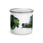 The Tractor Mugs Store Deutz-Fahr 6060 HTS Combine | Enamel Mug Quality Farmers Merch
