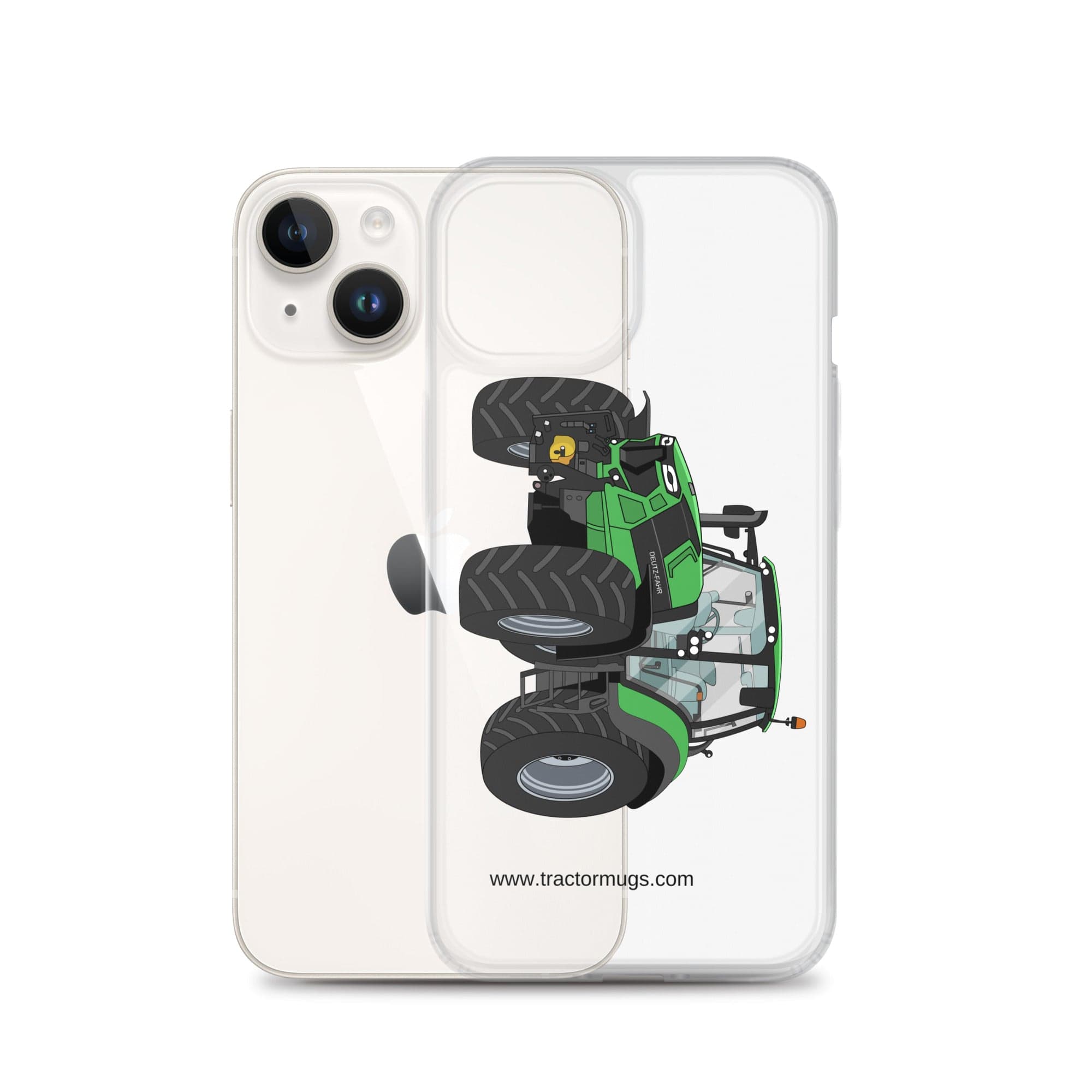 The Tractor Mugs Store Deutz - Fahr Agrotron 7250 Ttv | Clear Case for iPhone® Quality Farmers Merch