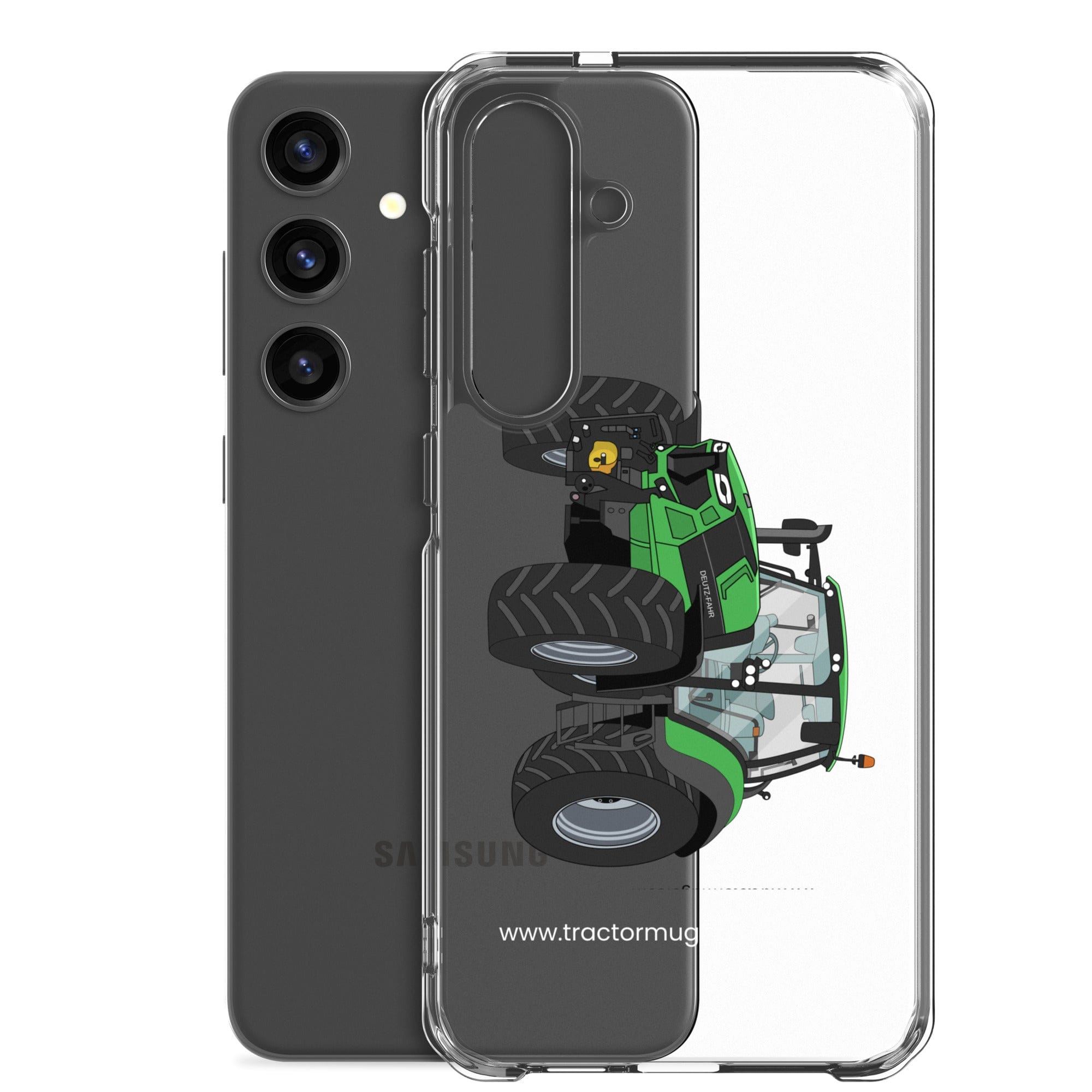 The Tractor Mugs Store Deutz - Fahr Agrotron 7250 Ttv | Clear Case for Samsung® Quality Farmers Merch