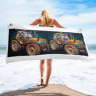 The Tractor Mugs Store Deutz Fahr DX 140 | Splash Art Towel Quality Farmers Merch