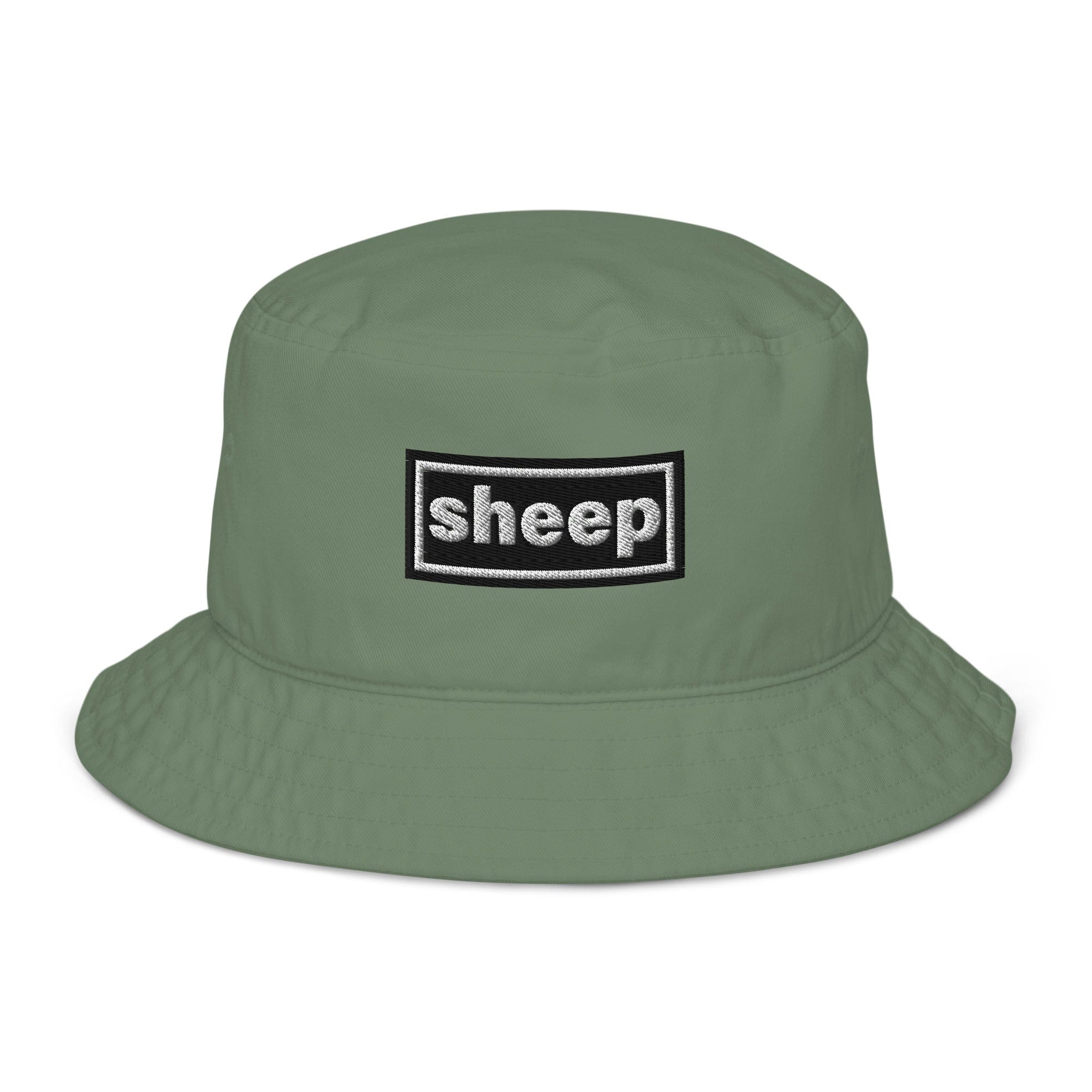 The Tractor Mugs Store Dill Oasis Style Sheep | Organic bucket hat Quality Farmers Merch