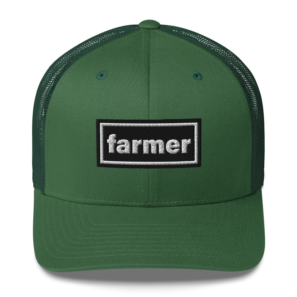 The Tractor Mugs Store Evergreen Oasis Style Retro Farmer Trucker Cap Quality Farmers Merch