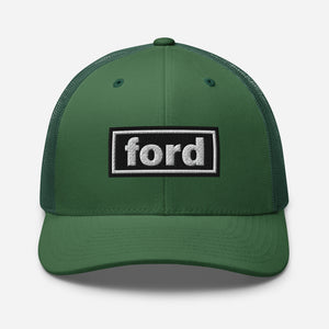 The Tractor Mugs Store Evergreen Oasis Style Retro Ford | Trucker Cap Quality Farmers Merch