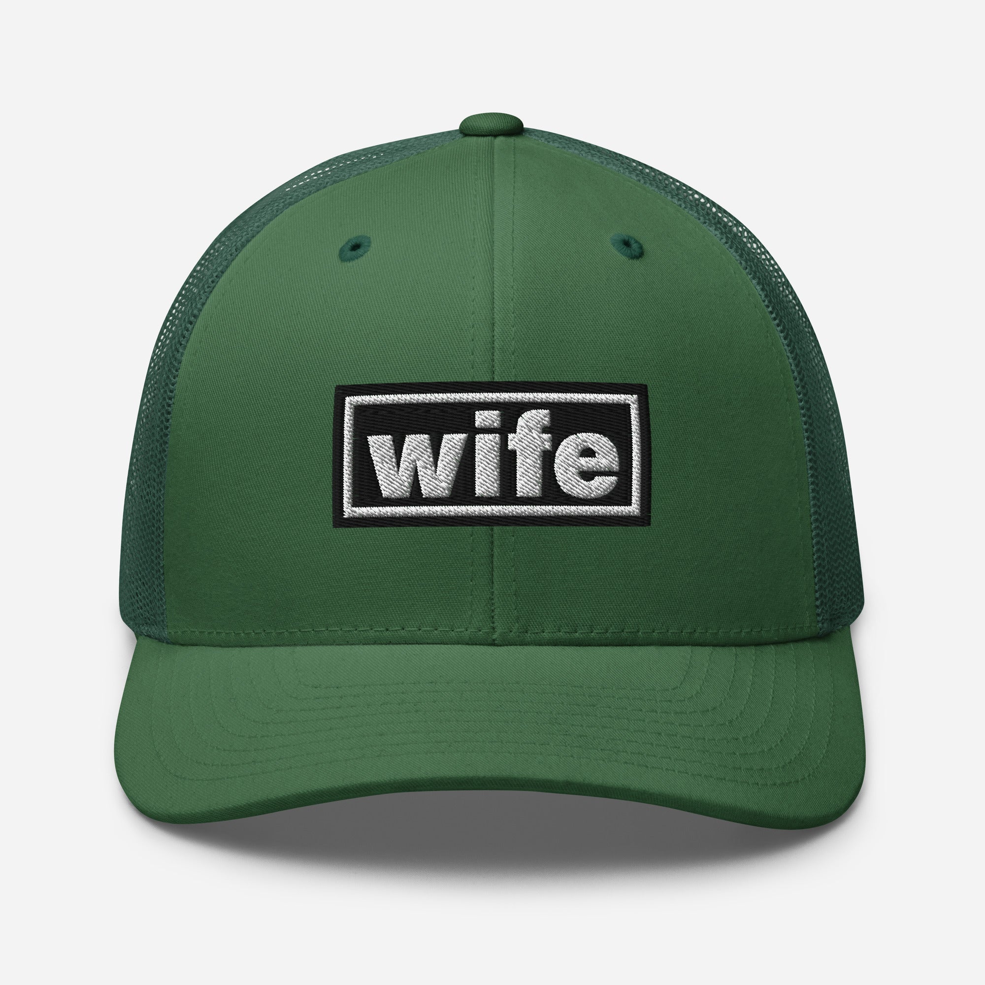 The Tractor Mugs Store Evergreen Oasis Style Retro Wife | Trucker Cap Quality Farmers Merch