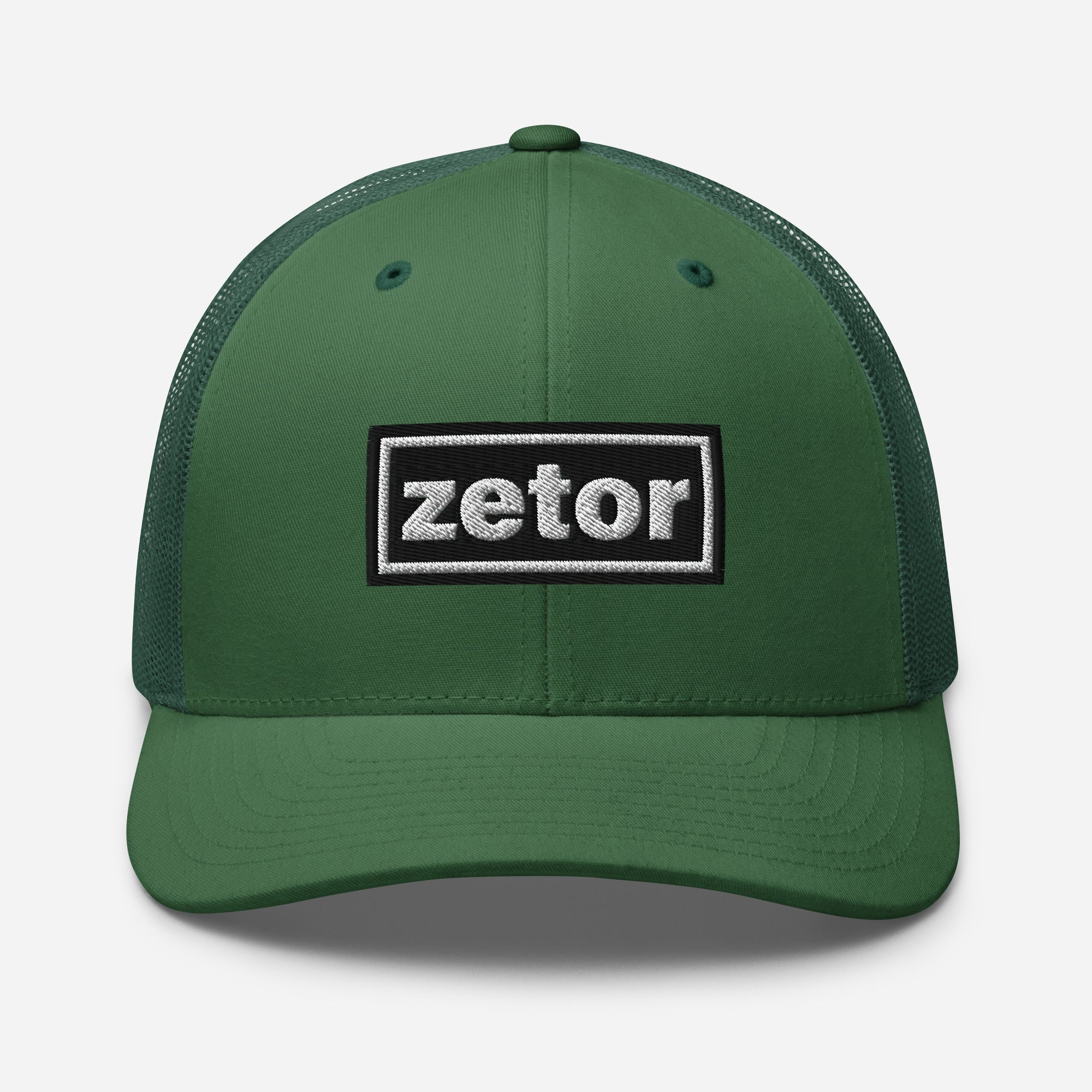 The Tractor Mugs Store Evergreen Oasis Style Retro Zetor | Trucker Cap Quality Farmers Merch
