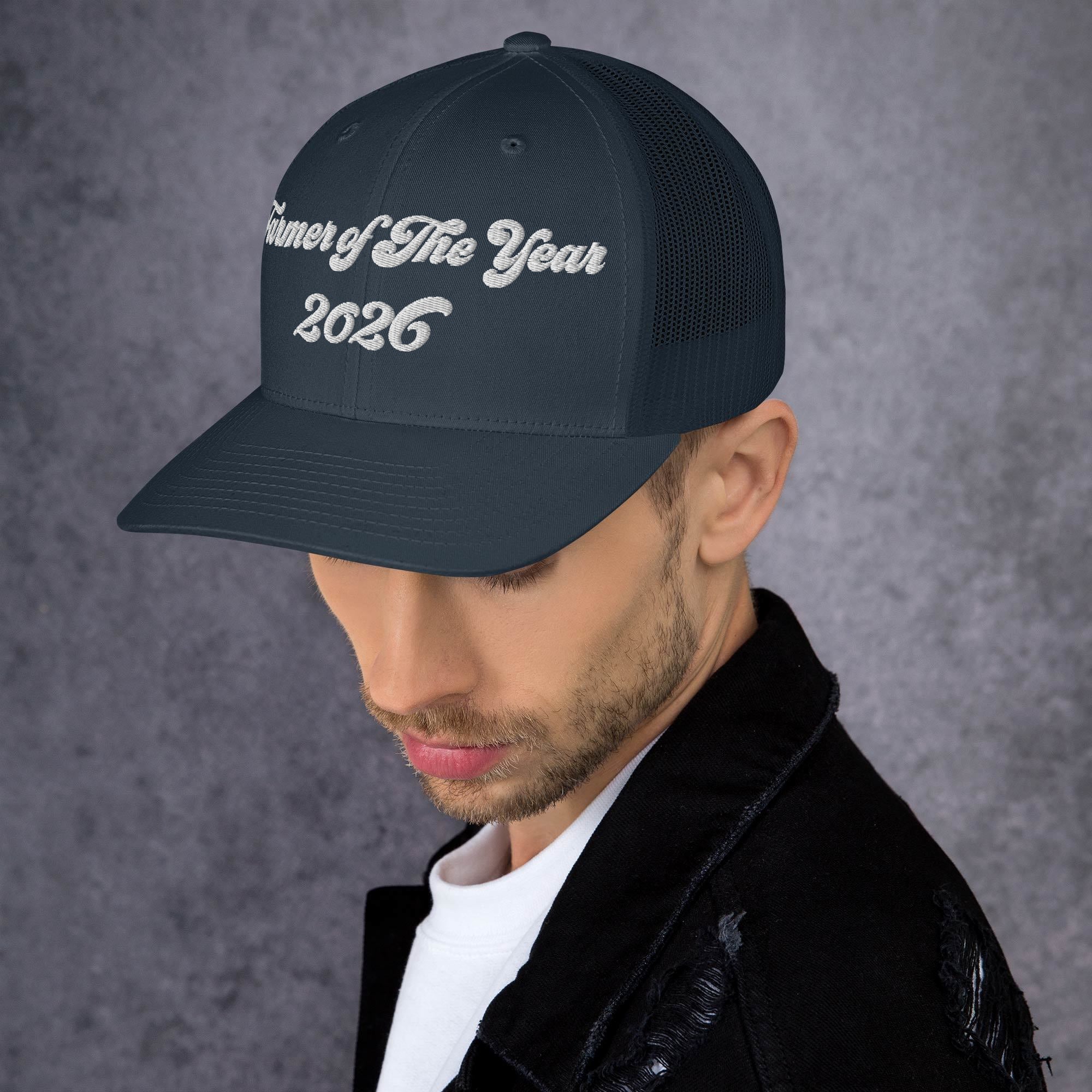 The Tractor Mugs Store Farmer of The Year 2026 | Retro 70's Trucker Cap Quality Farmers Merch