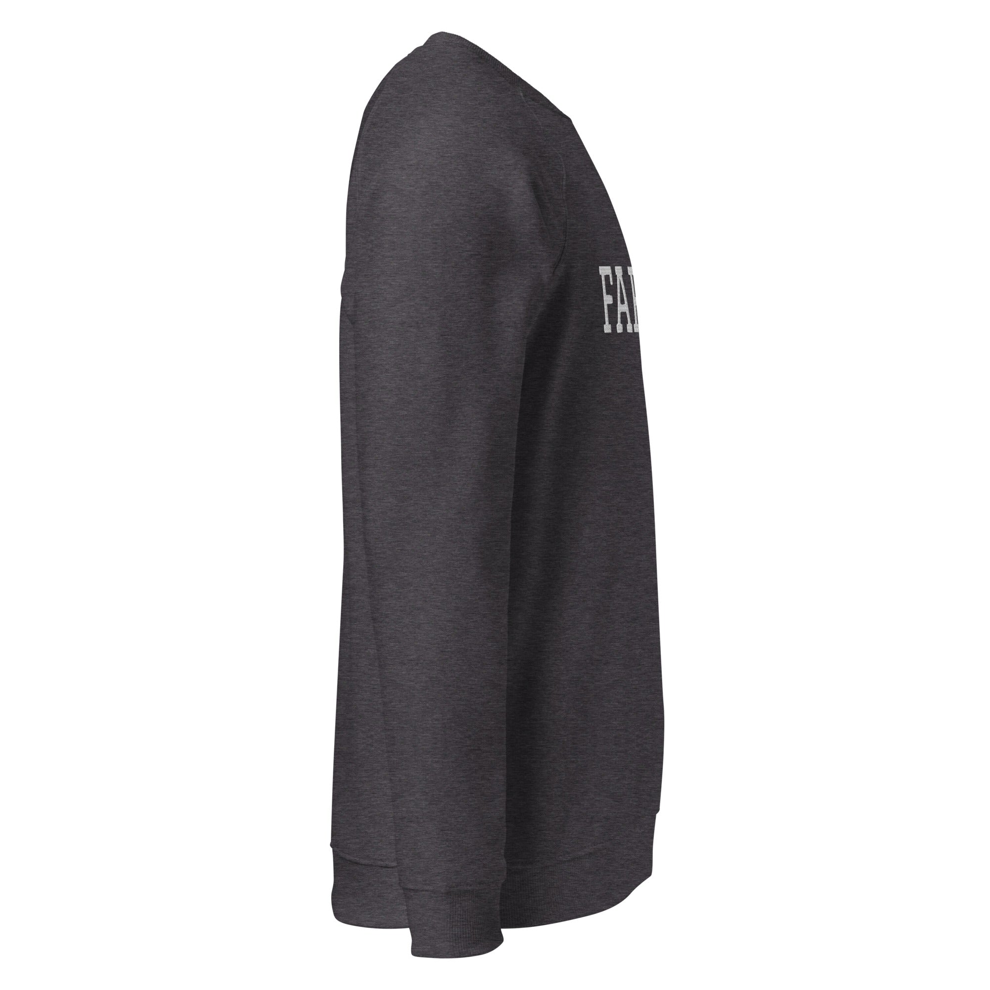 The Tractor Mugs Store FARMER Unisex | Organic Raglan Sweatshirt Quality Farmers Merch