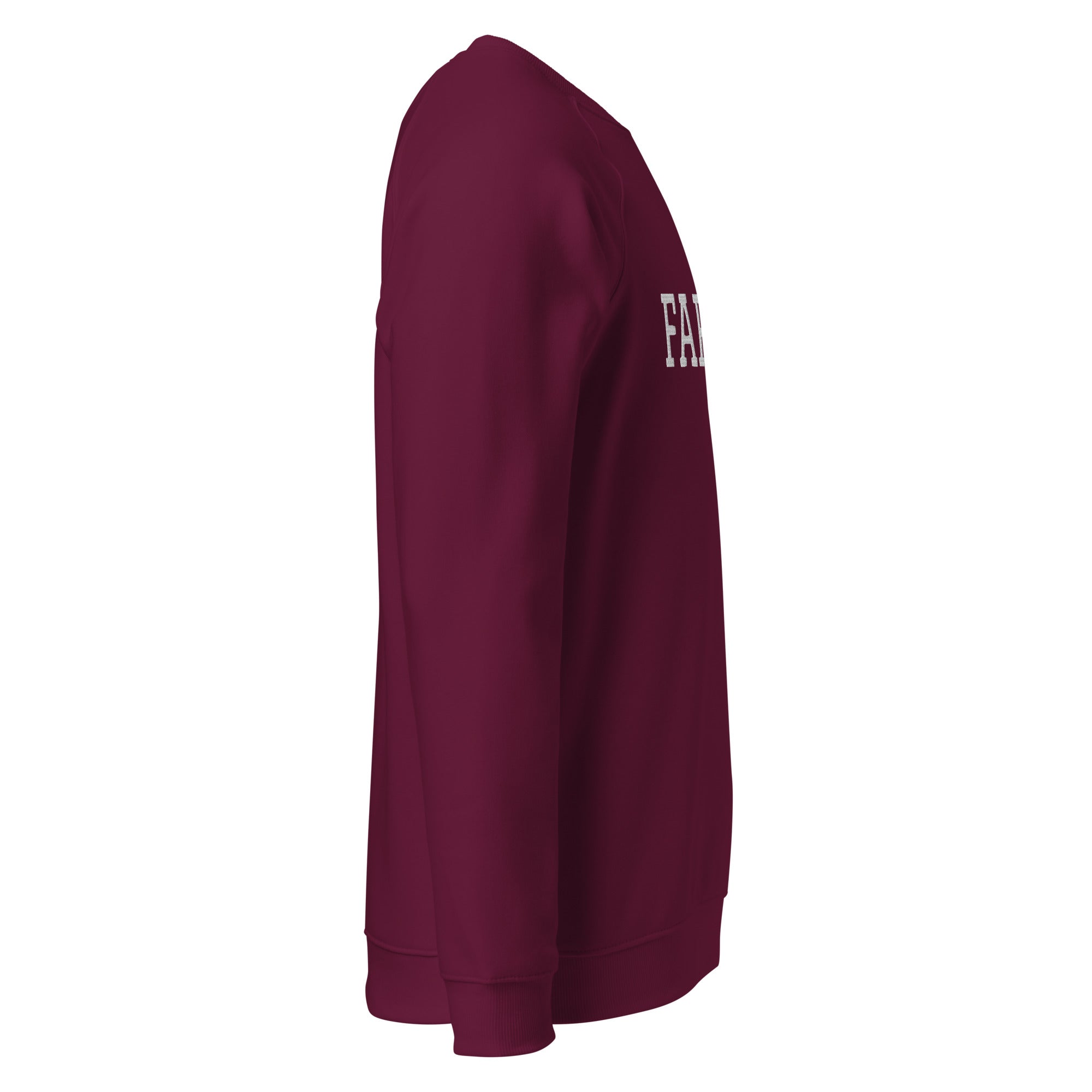 The Tractor Mugs Store FARMER Unisex | Organic Raglan Sweatshirt Quality Farmers Merch