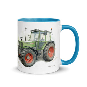 The Tractor Mugs Store Fendt 308 LSA 4WD Watercolor | Mug with Color Inside Quality Farmers Merch