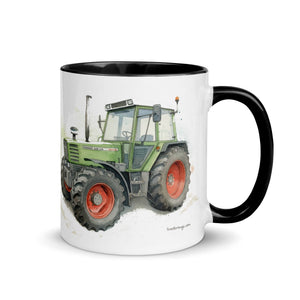 The Tractor Mugs Store Fendt 308 LSA 4WD Watercolor | Mug with Color Inside Quality Farmers Merch