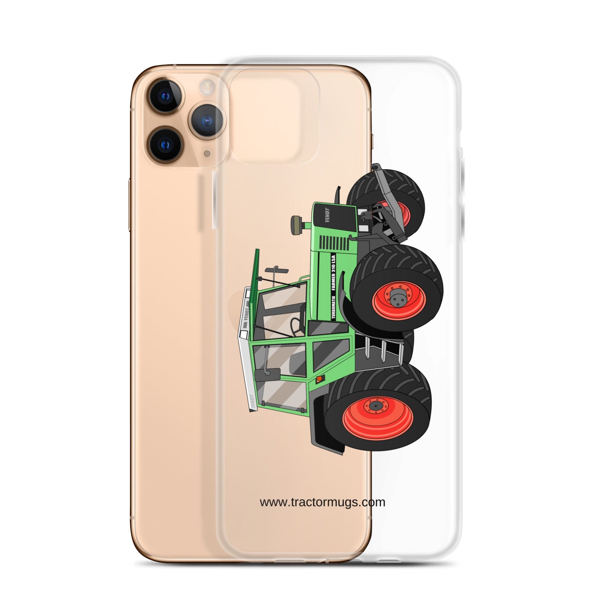 The Tractor Mugs Store Fendt 310 LSA  |  Clear Case for iPhone® Quality Farmers Merch