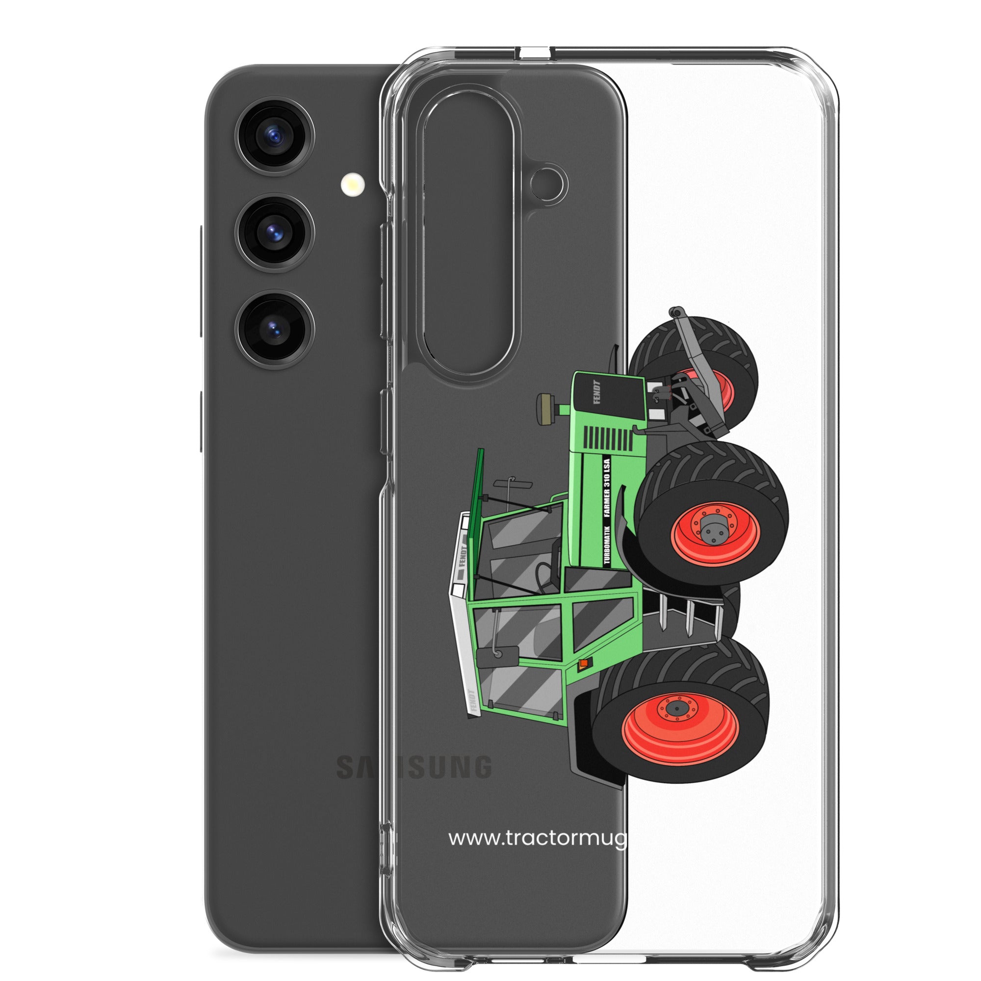 The Tractor Mugs Store Fendt 310 LSA  |  Clear Case for Samsung® Quality Farmers Merch