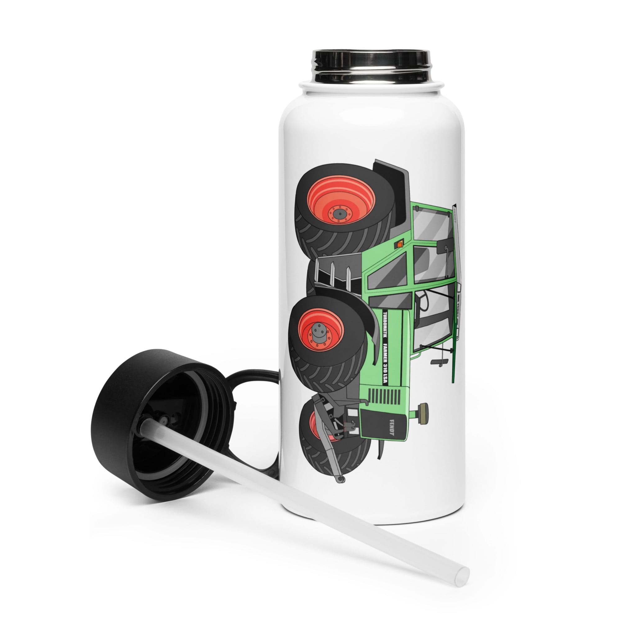 The Tractor Mugs Store Fendt 310 LSA  | Stainless Steel Water Bottle Quality Farmers Merch