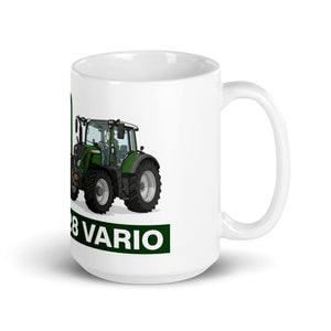 The Tractor Mugs Store Fendt 728 Vario | White Glossy Mug Quality Farmers Merch